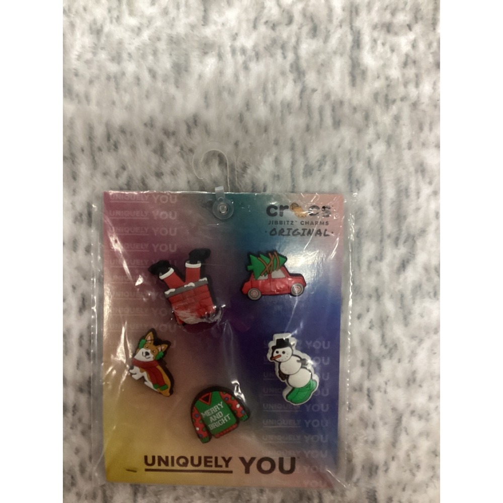 Crocs Jibbitz Charms Original Christmas Mix 5 Pack Santa Snowman Corgi 10013648